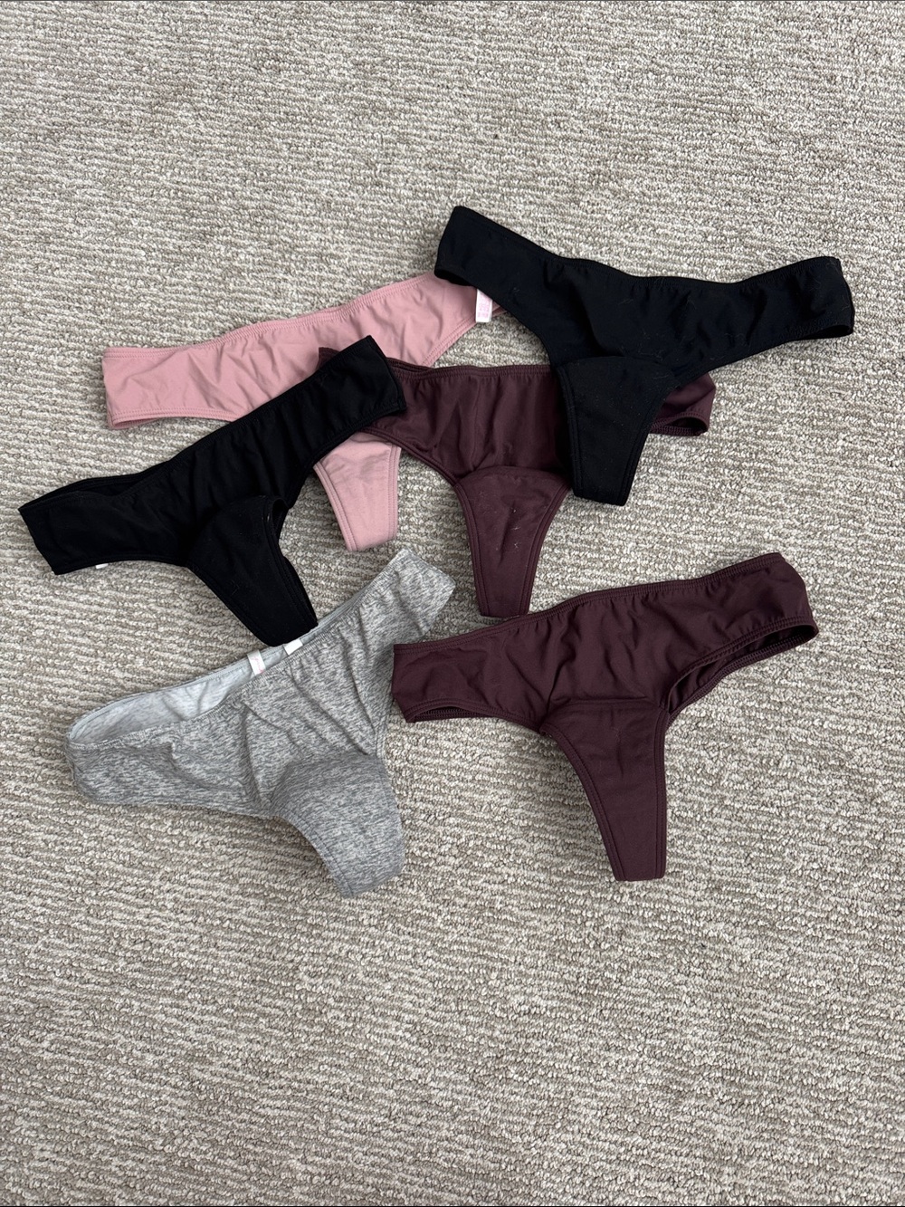 Victoria's Secret PINK Period Panty Underwear Thong Bundle Multi Pack